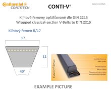 k 17/1090 Li - B43 - 1135Lw ContiTech