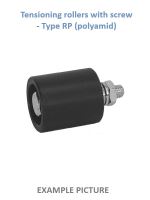Napínák RP 6 - kladka 90 - M20