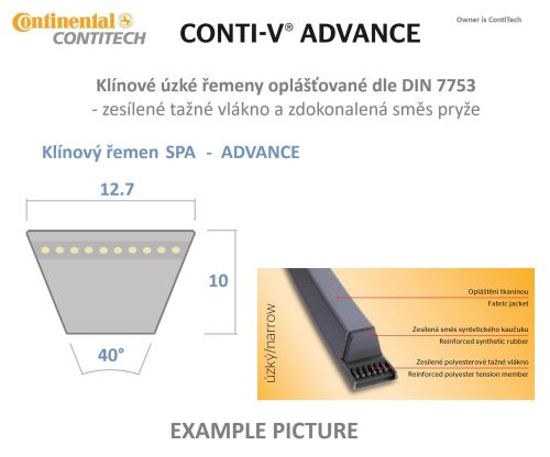 k 12,5/1957 Lw SPA - 1975La Conti-V ADVANCE ContiTech
